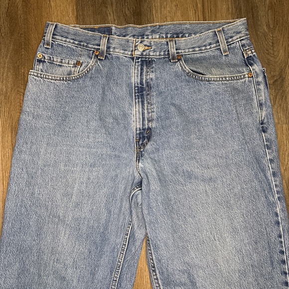 Vintage Levis 550 Jeans Mens 38x30 Relaxed Fit Y2K 2001 Stone Wash 100% Cotton - Picture 3 of 12